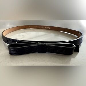 Kate Spade New York - Black Bow Belt - Size: Small